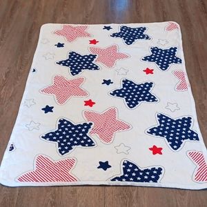 Tommy Hilfiger Patriotic Stars Baby Crib Toddler Quilt Throw